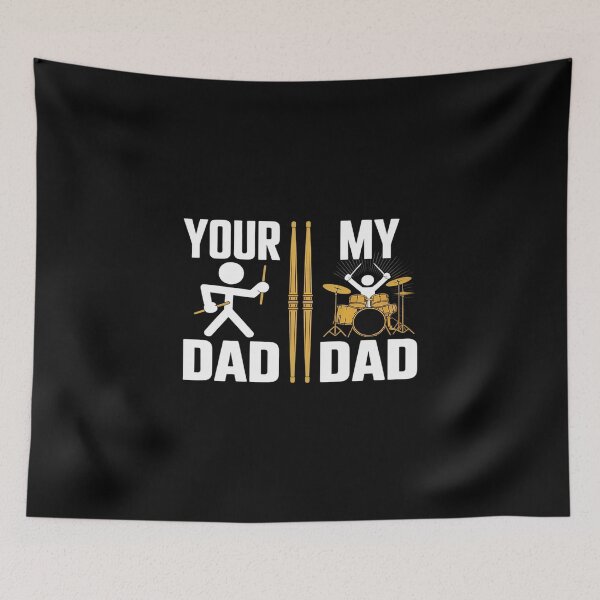 Item preview, My Dad Is A Drummer Your Dad Not Drum Player Father's Day designed and sold by skanderio.