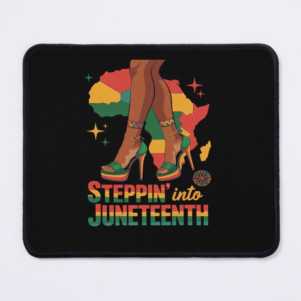 Item preview, Stepping Into Juneteenth Afro Woman Black Girls  designed and sold by Catharsiscath.