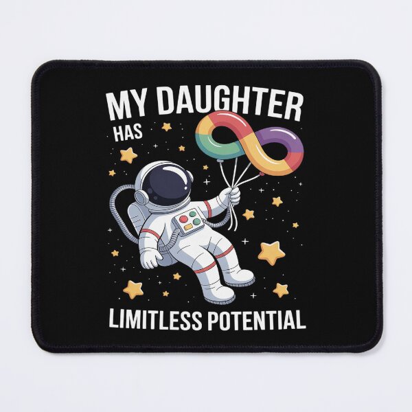 Item preview, My Daughter Has Limitless Potential Space Autism Awareness designed and sold by skanderio.