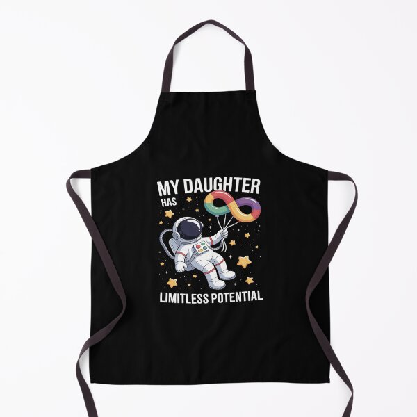 Item preview, My Daughter Has Limitless Potential Space Autism Awareness designed and sold by skanderio.