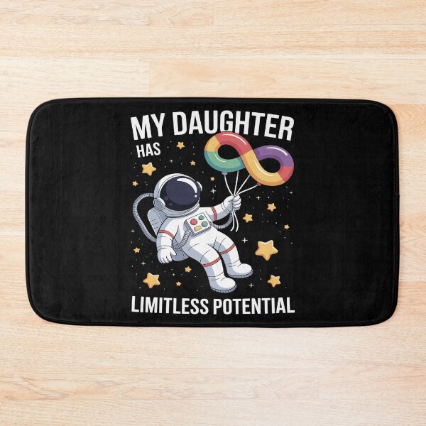 Item preview, My Daughter Has Limitless Potential Space Autism Awareness designed and sold by skanderio.