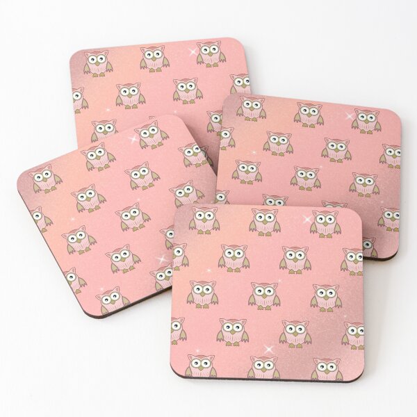 Item preview, Cute Pink Owl Pattern designed and sold by FANTASTIC-N.
