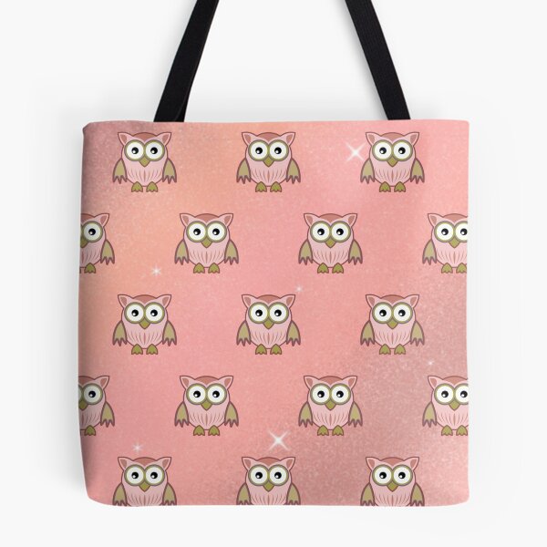 Item preview, Cute Pink Owl Pattern designed and sold by FANTASTIC-N.