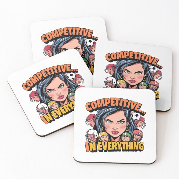 Item preview, Competitive in Everything designed and sold by RisingWolfStudio.