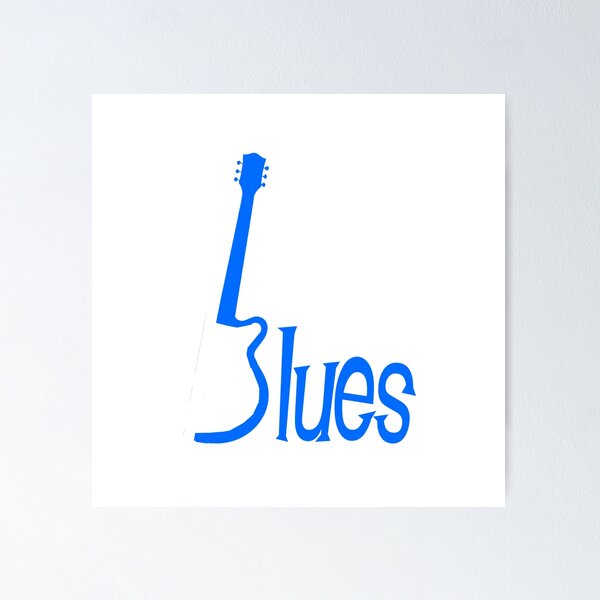 Item preview, Vintage Blues T-Shirt with Retro Guitar & Soulful Music Vibes designed and sold by oldrockerdudes.