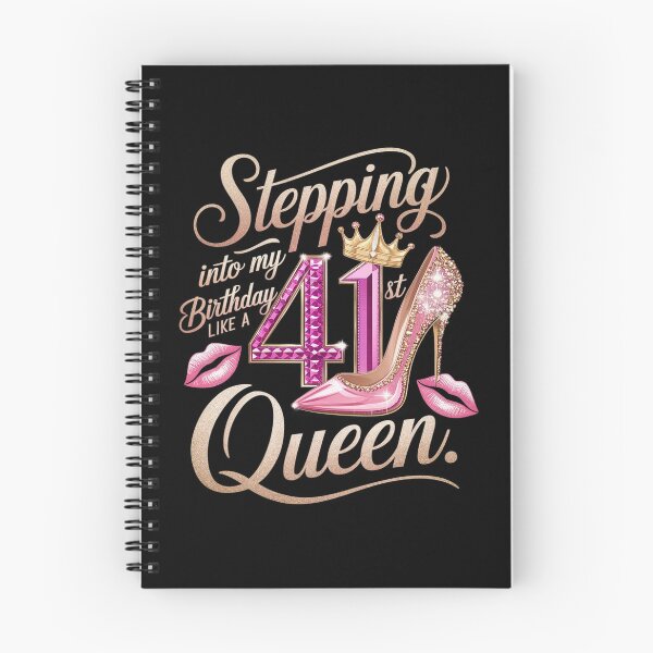Item preview, Stepping Into My 41st Birthday Like Queen 41 Years Old Woman designed and sold by Catharsiscath.