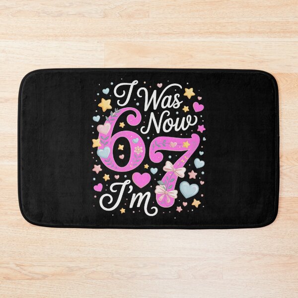 Item preview, Groovy 7 Year Old Birthday Girl I was 6 Now Im 7 67 Girls Kids designed and sold by pansak.