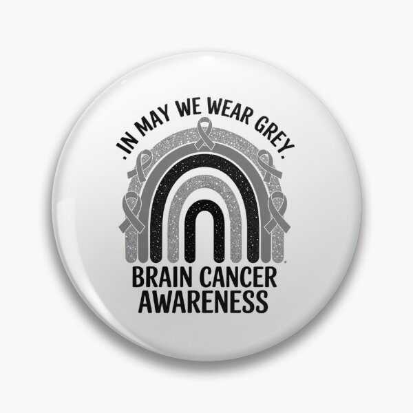 Item preview, Rainbow Brain Cancer Awareness Shirt Wear Grey Brain Cancer  designed and sold by Catharsiscath.