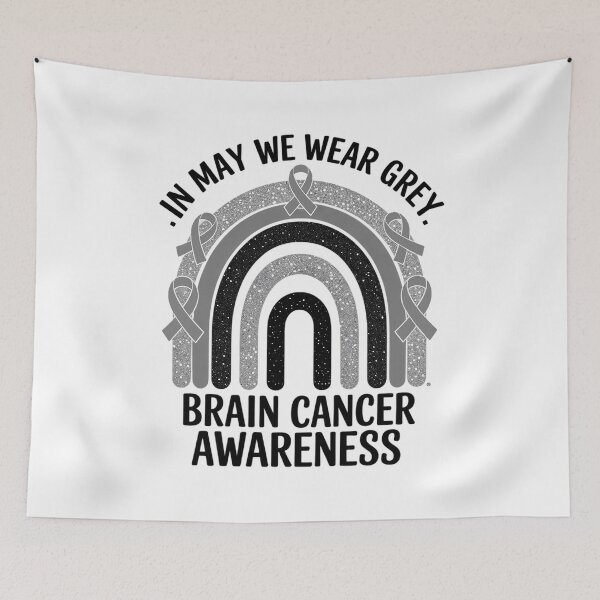 Item preview, Rainbow Brain Cancer Awareness Shirt Wear Grey Brain Cancer designed and sold by Catharsiscath.