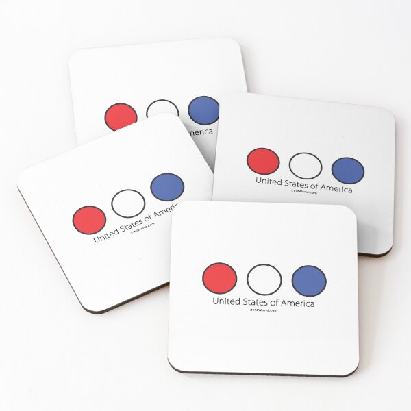 Item preview, United States of America: 3 Dots designed and sold by 2112 World - Wearing The World.