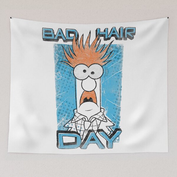 Item preview, The Muppets Beaker Bad Hair Day Retro Chest Portrait designed and sold by ciejkale9.