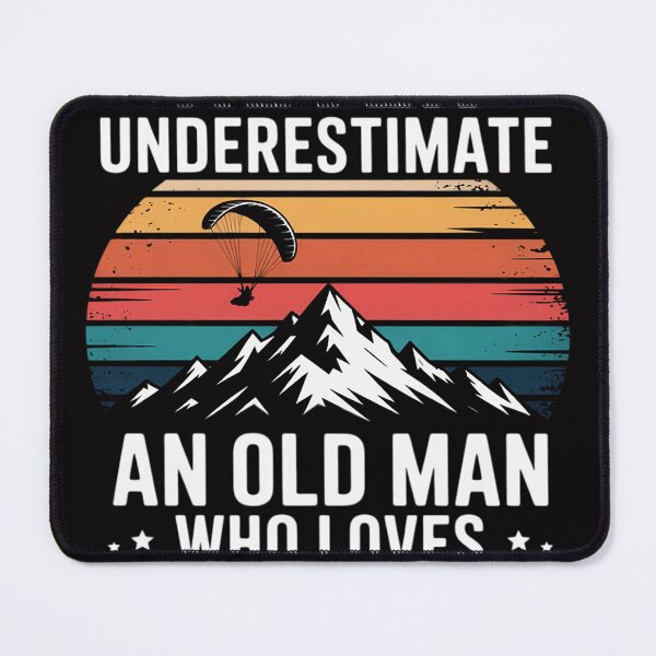 Item preview, Mens - Never Underestimate an Old Man Who Loves Paragliding designed and sold by sonlylya.