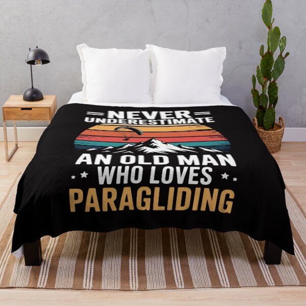 Item preview, Mens - Never Underestimate an Old Man Who Loves Paragliding designed and sold by sonlylya.