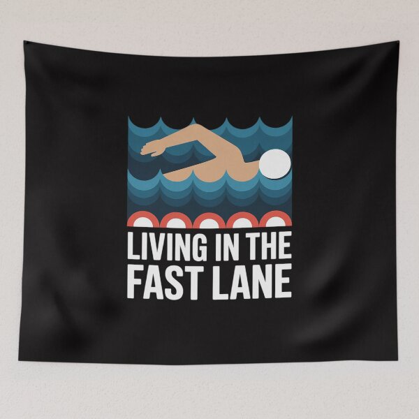 Item preview, Living in the fast Lane Swimming designed and sold by sonlylya.