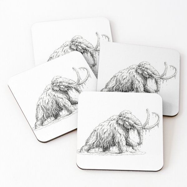 Item preview, Mammoth Frozen in Ice designed and sold by Naux | Design & Illustration.