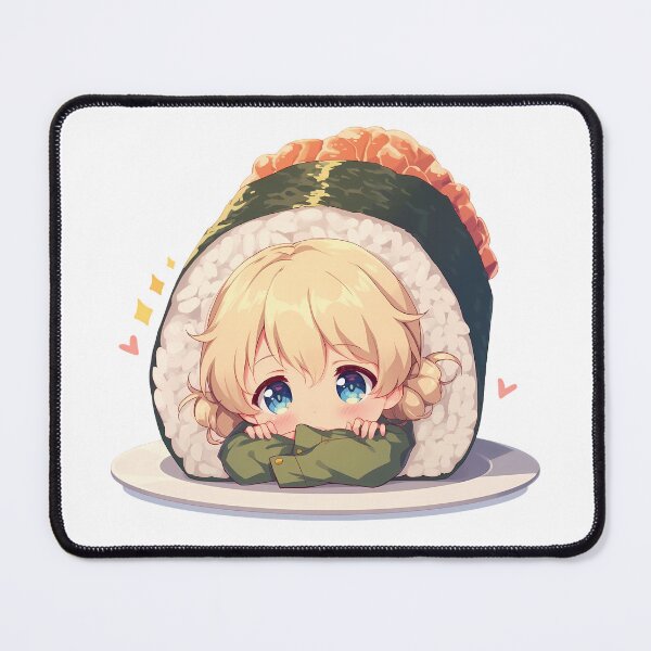 Item preview, Cute Darjeeling Girls Und Panzer Anime Kawaii Chibi Sushi Roll designed and sold by CarlosBender.
