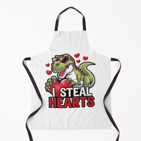 Item preview, Valentines Day Dinosaur I Steal Hearts Boys Men Love T rex designed and sold by Catharsiscath.