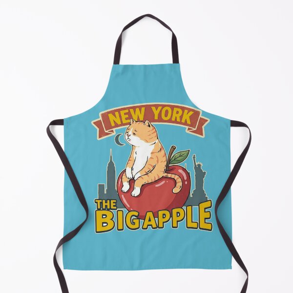 Item preview, New York The Big Apple - Funny Cat City Souvenir Art designed and sold by AdyKurniawan.