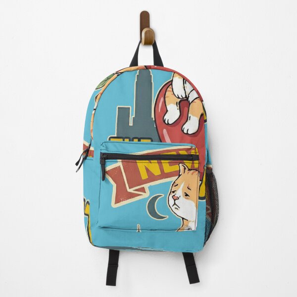 Item preview, New York The Big Apple - Funny Cat City Souvenir Art designed and sold by AdyKurniawan.