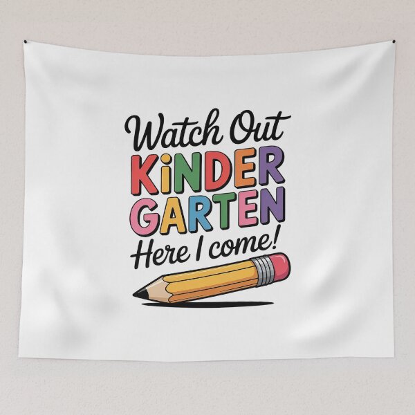 Item preview, Watch Out Kindergarten Here I Come Kinder Back designed and sold by Catharsiscath.