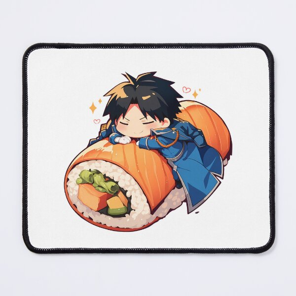Item preview, Roy Mustang Fullmetal Alchemist Anime Kawaii Chibi Sushi Roll designed and sold by CarlosBender.