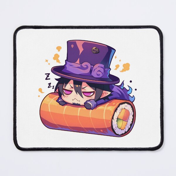 Item preview, Mephisto Pheles Blue Exorcist Anime Kawaii Chibi Sushi Roll designed and sold by CarlosBender.