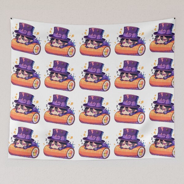 Item preview, Mephisto Pheles Blue Exorcist Anime Kawaii Chibi Sushi Roll designed and sold by CarlosBender.