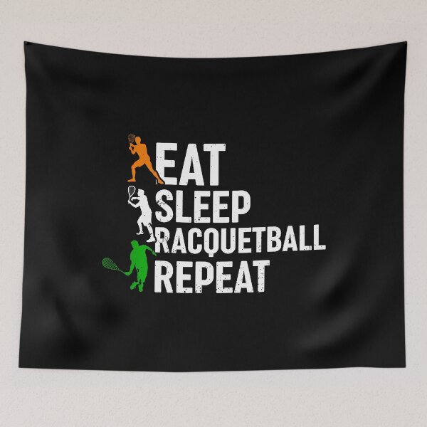 Item preview, Eat Sleep Racquetball Repeat - Racquetball designed and sold by pfanodlnazb.