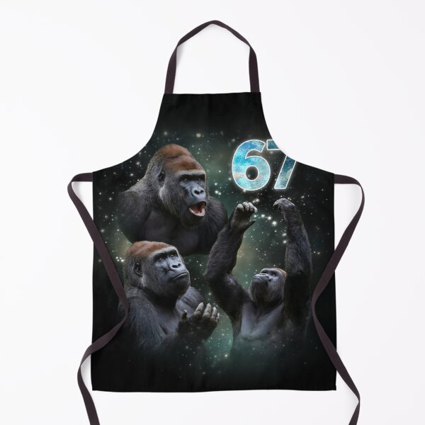 Item preview, 67 6 7 Gorilla Power Cosmic Art designed and sold by LashondaGreen89.