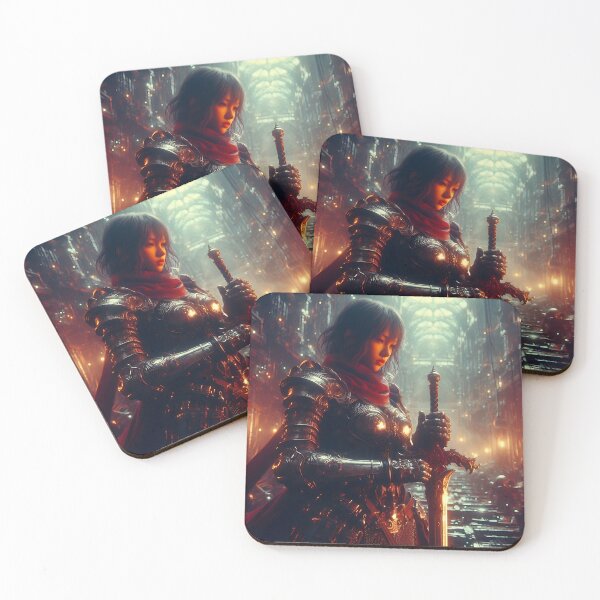 Item preview, Steampunk Knight Woman designed and sold by GalleryBrisArt.