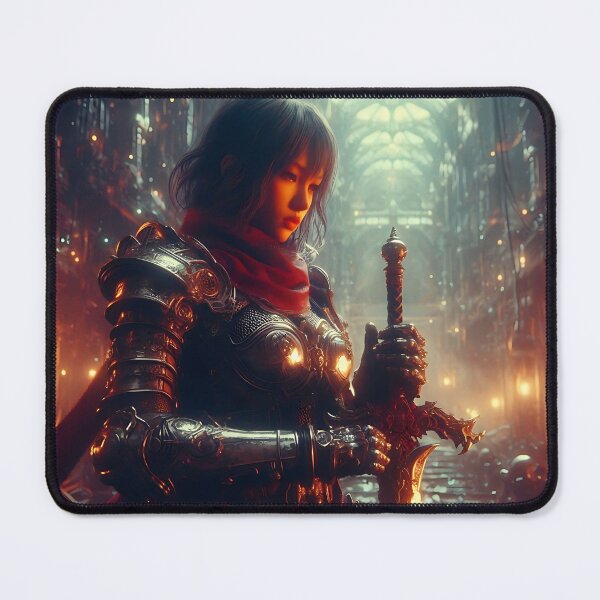 Item preview, Steampunk Knight Woman designed and sold by GalleryBrisArt.