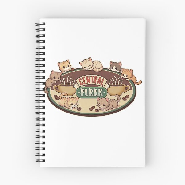 Item preview, Central Purrk - Funny 90s Sitcom Coffee Shop Cat Parody Art designed and sold by AdyKurniawan.