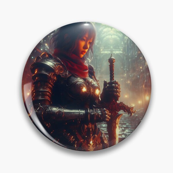 Item preview, Steampunk Knight Woman designed and sold by GalleryBrisArt.