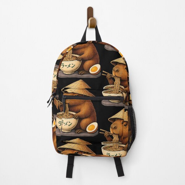 Item preview, Kawaii Capybara Eating Japanese Ramen designed and sold by pradasdemtrep.