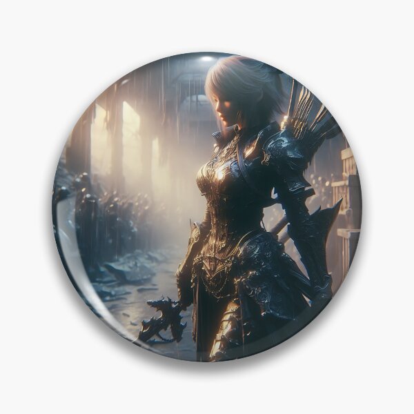 Item preview, Steampunk Knight Woman designed and sold by GalleryBrisArt.