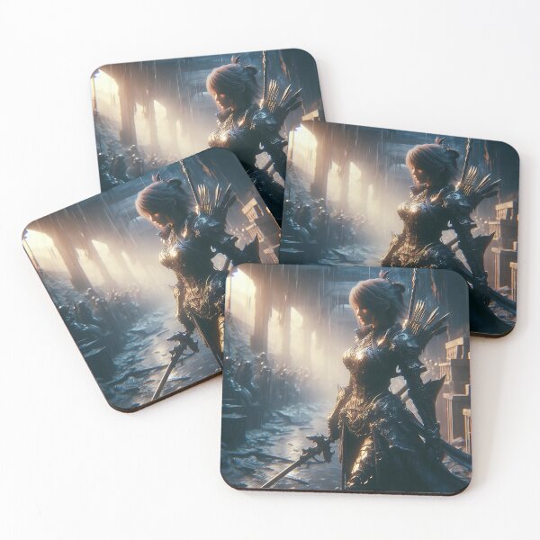 Item preview, Steampunk Knight Woman designed and sold by GalleryBrisArt.