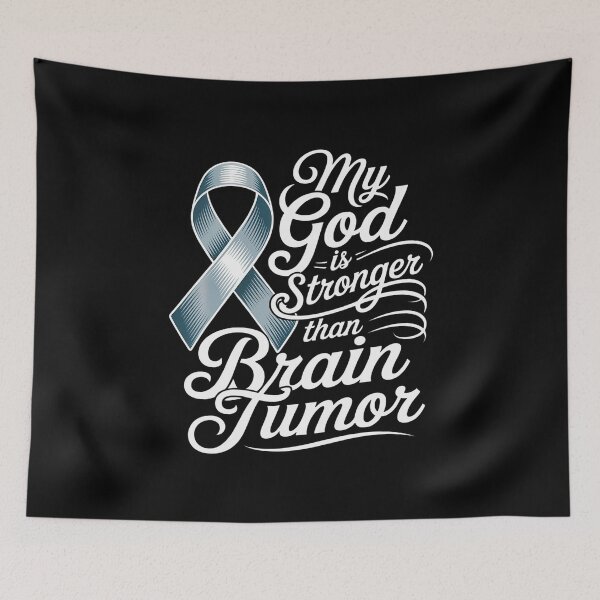 Item preview, My God Is Stronger Than Brain Tumor Awareness designed and sold by countntenov.