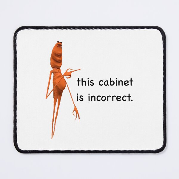 Item preview, Marcus the Worm This Cabinet is Incorrect designed and sold by sketchedby rach.