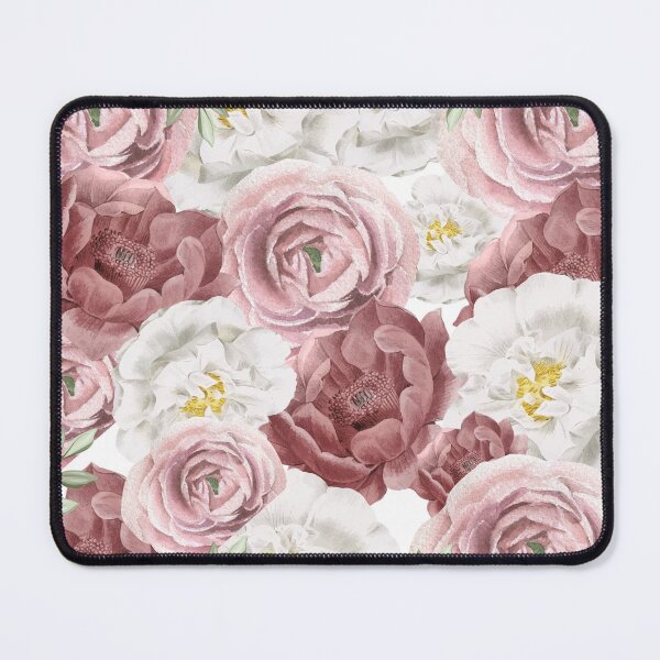 Item preview, Pink and White Peonies Floral Pattern designed and sold by FANTASTIC-N.