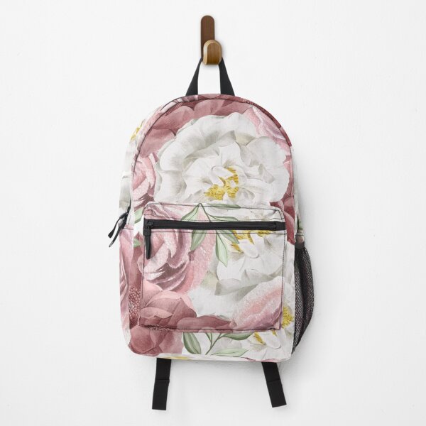 Item preview, Pink and White Peonies Floral Pattern designed and sold by FANTASTIC-N.