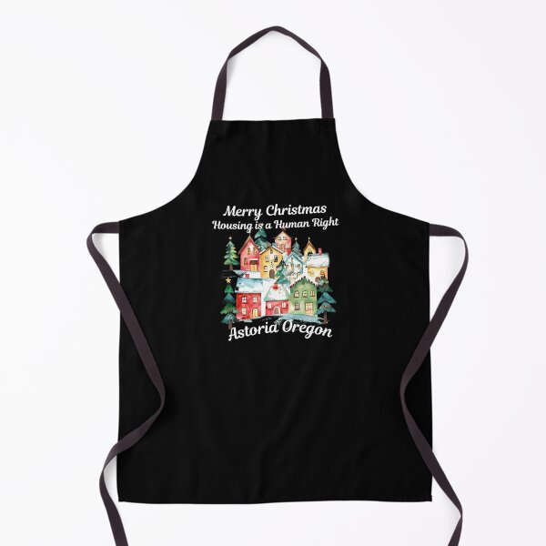 Item preview, Merry Christmas Housing is a Human Right Astoria Oregon designed and sold by WigOutlet.