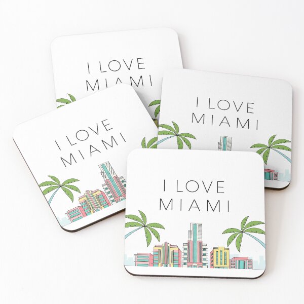 Item preview, I Love Miami design designed and sold by VerizalShop.