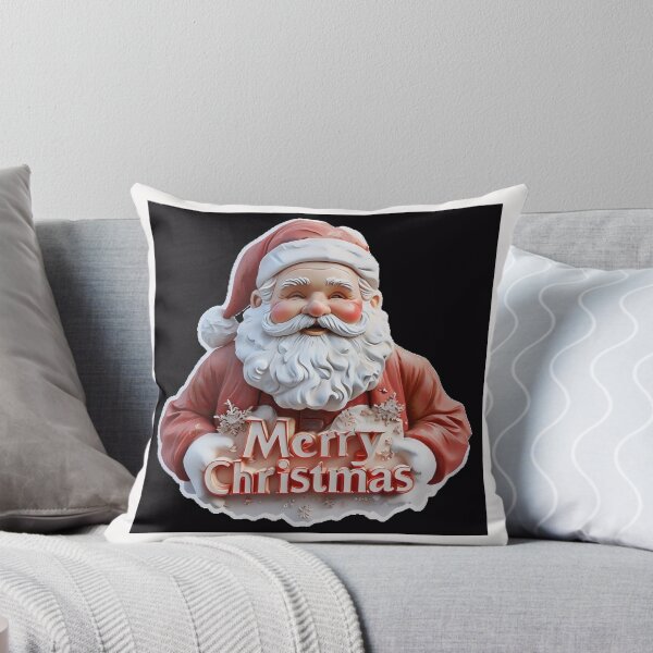 Item preview, 3D Santa Claus Merry Christmas – Festive Holiday Figurine Style Art designed and sold by SmartyWonders.