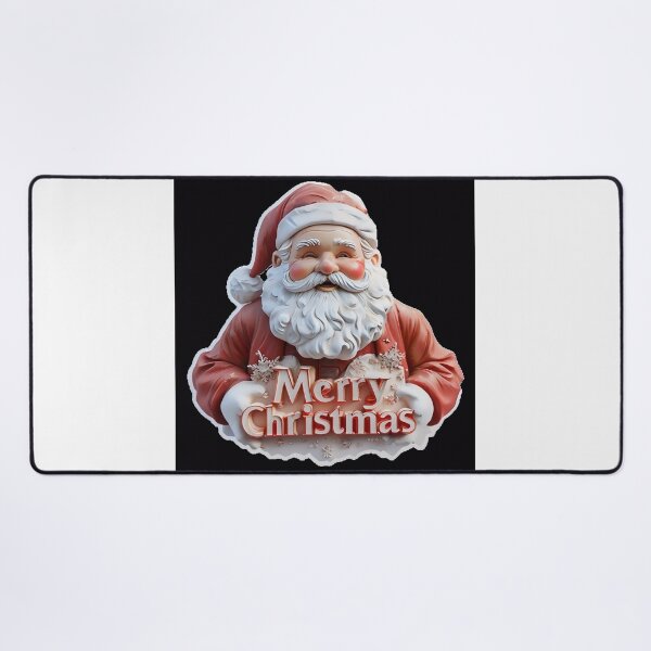 Item preview, 3D Santa Claus Merry Christmas – Festive Holiday Figurine Style Art designed and sold by SmartyWonders.