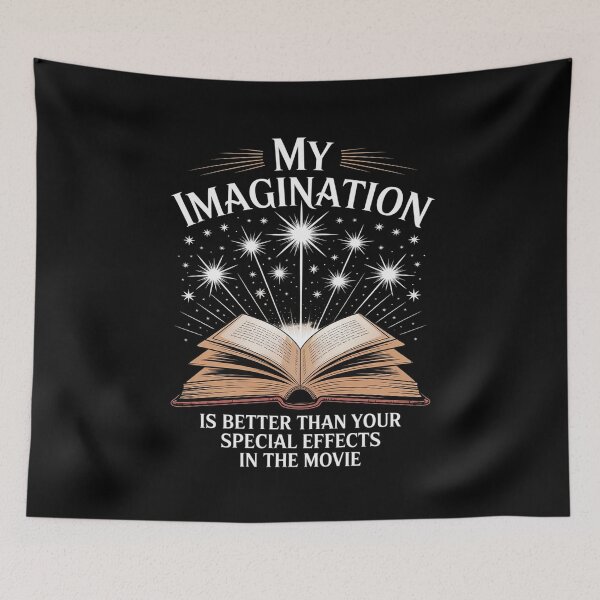 Item preview, my imagination is better than your special Librarian designed and sold by countntenov.