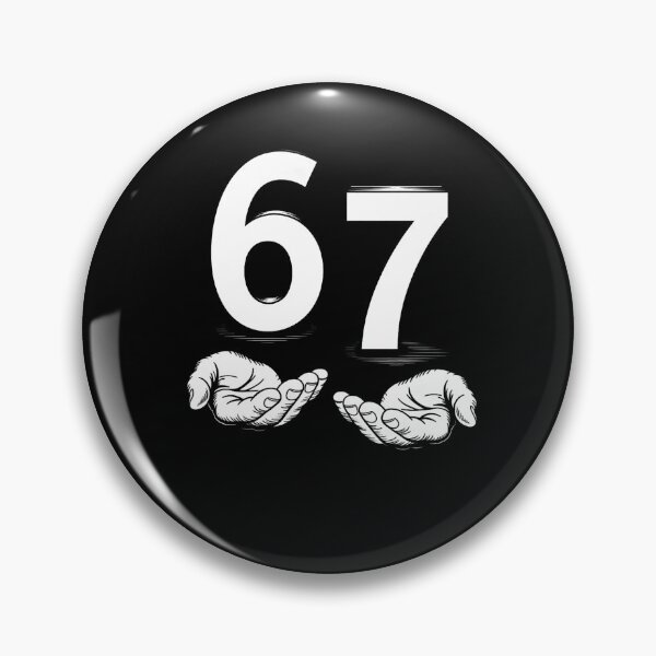 Item preview, Funny Six Seven 6 7 Meme Gen Alpha Slang 6 7 Hands designed and sold by MatherFisher.