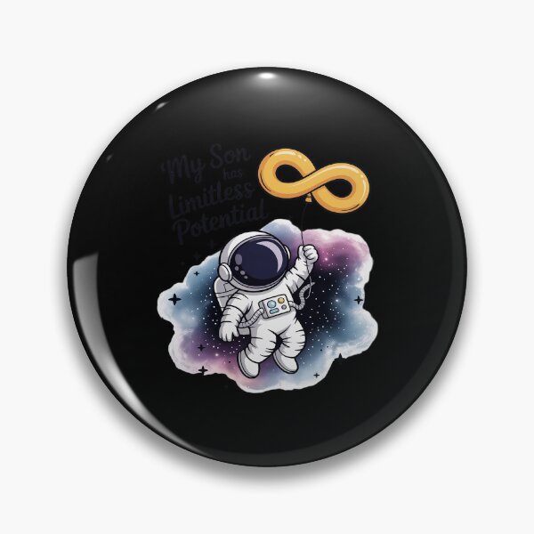 Item preview, My Son Has Limitless Potential Astronaut Autism Awareness designed and sold by countntenov.