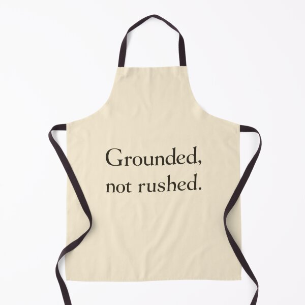 Item preview, Grounded, Not Rushed – Slow Living Minimal Quote designed and sold by Irene Catchmind.