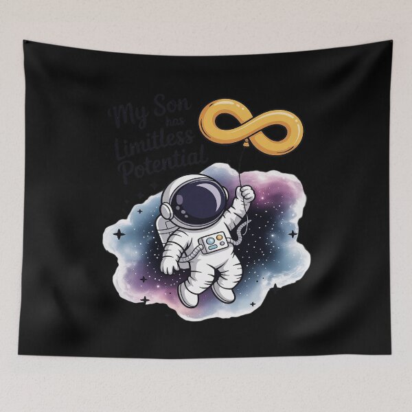Item preview, My Son Has Limitless Potential Astronaut Autism Awareness designed and sold by countntenov.