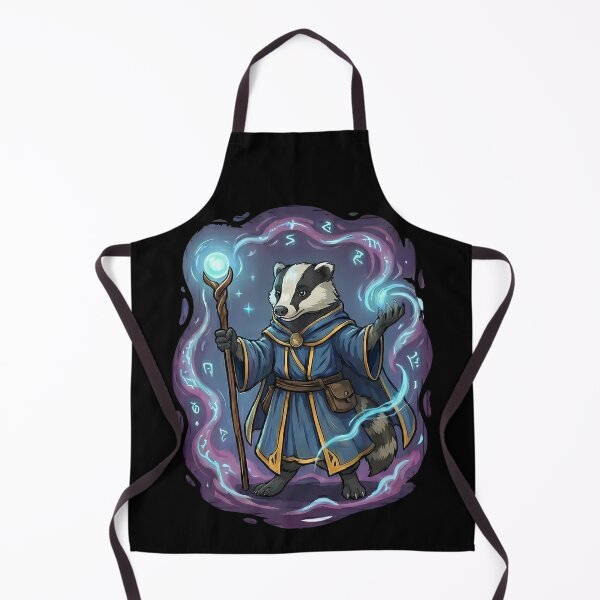 Item preview, Mystical Badger Wizard Magic Spellcaster Fantasy designed and sold by k3rstman1.